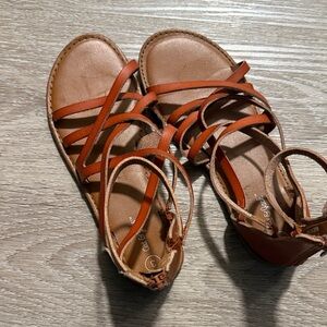 Cat & Jack Tan Strappy Sandals